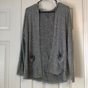 Hooded Gray Aeropostale Cardigan